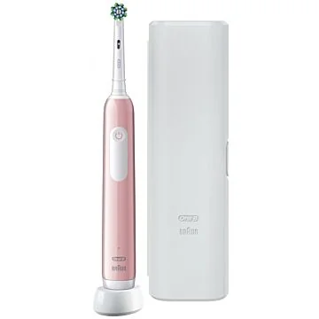 Szczoteczka elektryczna Oral-B PRO 1 Pink Cross Action z etui 