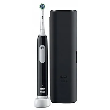 Szczoteczka elektryczna Oral-B PRO 1 Black Cross Action z etui 