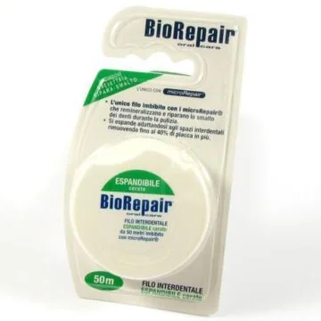 Woskowana nić dentystyczna BioRepair 40 m