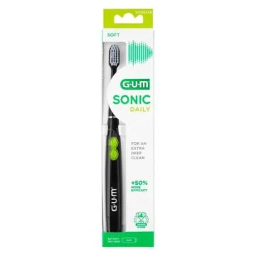 Szczoteczka soniczna Sunstar GUM Sonic Daily 4100 w kolorze czarnym