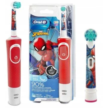 Szczoteczka elektryczna Oral-B Vitality D100 Spiderman dla dzieci