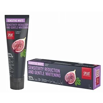SPLAT Professional Sensitive White – pasta zmniejszająca nadwrażliwość i delikatnie wybielająca 125g