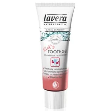 Pasta bez fluoru Lavera Basis Sensitive Truskawkowo-Malinowa 75ml