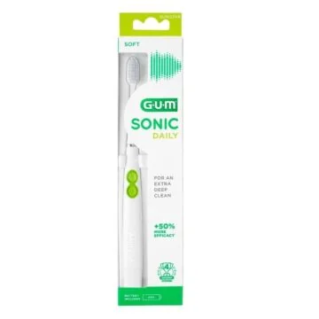 Szczoteczka soniczna Sunstar GUM Sonic Daily 4100 w kolorze białym