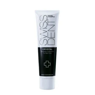 SwissDent Crystal - remineralizujący i wybielający krem bez fluoru na noc 100ml