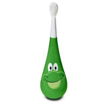 Violife ROCKEE – szczoteczka dla dzieci z wymiennymi końcówkami z motywem żabki