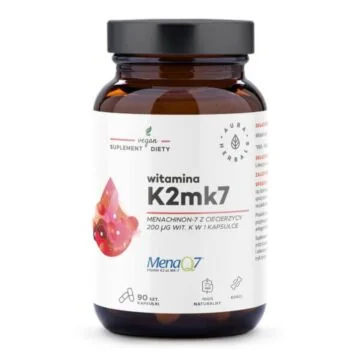 Aura Herbals Witamina K2MK7 MenaQ7® 200 µg – kapsułki 90 szt.