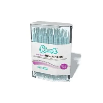 Wykałaczki ze szczoteczką do przestrzeni międzyzębowych Cleanpik Interdental BrushPicks 150 szt.