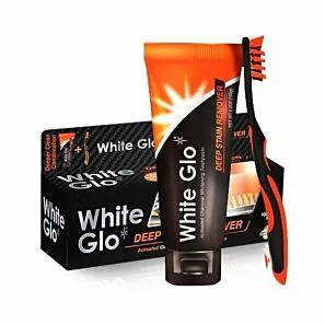 Wybielająca pasta do zębów z węglem White Glo Deep Stain Charcoal