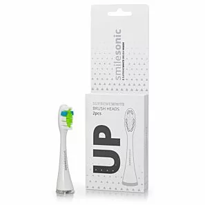 Końcówki intensywnie wybielające Smilesonic SupremeWhite 2 szt. – białe UP/EX/GO