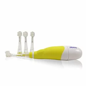 Szczoteczka soniczna dla dziecka BRUSH-BABY BabySonic Pro żółta