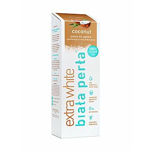 Biała Perła Coconut – wybielająca pasta do zębów z olejem kokosowym 75 ml