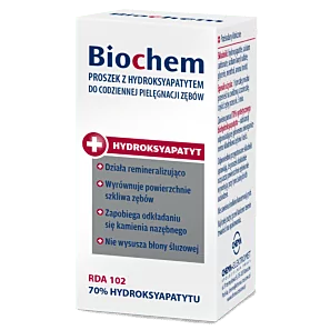 BIOCHEM 10g – remineralizujący, odbudowujący proszek z hydroksyapatytem do użytku codziennego