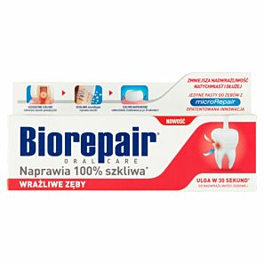 Pasta na wrażliwe zęby Biorepair Plus Wrażliwe Zęby