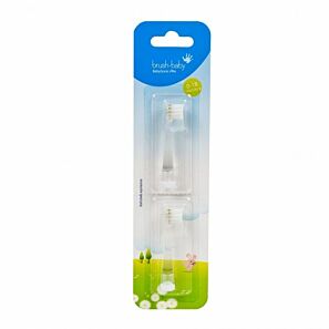 Końcówki Brush-Baby do szczoteczki BabySonic PRO 0-18 miesięcy – 2 szt.