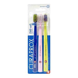 Curaprox CS 1560 Soft – miękkie szczoteczki do zębów 3 szt.