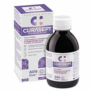 Curasept ADS 020 Regenerative - płyn z chlorheksydyną i kwasem hialuronowym 200ml