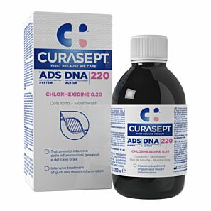 Płyn do płukania jamy ustnej Curasept ADS DNA 220 z chlorheksydyną 0.20% 200ml