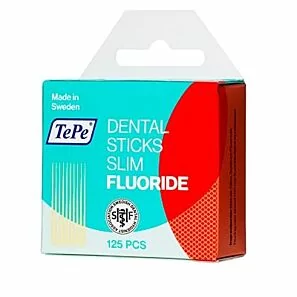 Wykałaczki drewniane z fluorem slim TePe (125 szt.)
