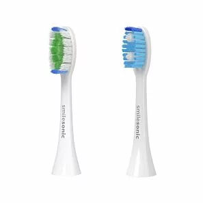 Zestaw zawierający końcówkę DailyCare i ShinyWhite – kolor biały UP/EX/GO