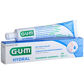 GUM Sunstar Butler Hydral 75 ml – nawilżająca, ochronna, wzmacniająca pasta na suchość jamy ustnej
