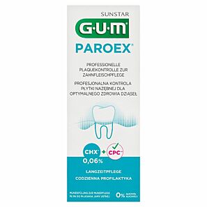  Płyn do codziennego stosowania z chlorheksydyną Gum Butler ParoeX 0,06% 500ml