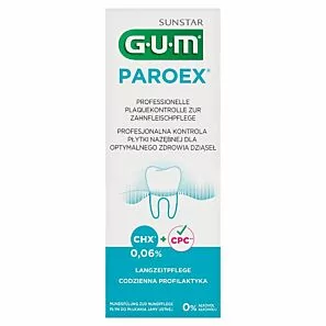  Płyn do codziennego stosowania z chlorheksydyną Gum Butler ParoeX 0,06% 500ml