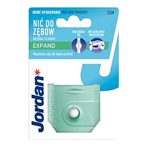 Rozszerzająca się nić dentystyczna JORDAN Expand Floss
