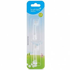 Końcówki Brush-Baby do szczoteczki BabySonic 0-18 miesięcy – 2 szt.
