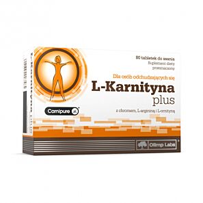 Olimp L-Karnityna Plus dla osób odchudzających się –  tabletki do ssania 80 szt.
