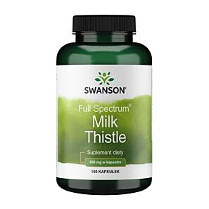 Swanson Full Spectrum Milk Thistle (ostropest plamisty) – kapsułki 100 szt.