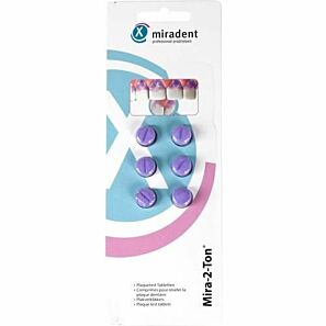 Miradent Mira-2-Ton - tabletki do wybarwiania płytki nazębnej 6 szt.