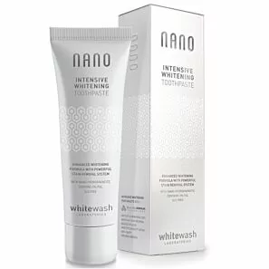 Nano WhiteWash Intensive Whitening 75ml - Intensywnie wybielająca pasta do zębów z formułą Enamel Care Technology