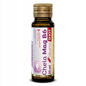 Olimp Chela-Mag B6 Forte Shot o smaku grejpfrutowym– szklana ampułka 25 ml
