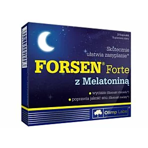 Forsen Forte z melatoniną skuteczne zasypianie – 30 kapsułek 