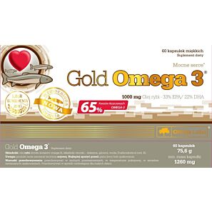 Olimp Gold Omega 3 –  kapsułki 60 szt.