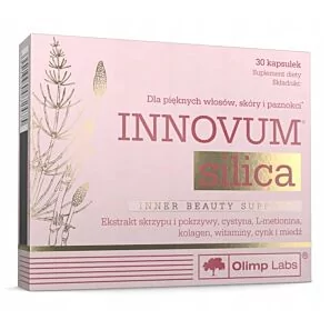 Olimp INNOVUM silica MAX dla pięknych włosów, skóry i paznokci –  tabletki 30 szt.