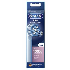 Oral-B PRO Sensitive Clean EB60RX-4 – miękkie końcówki do szczoteczki elektrycznej Oral-B 4 szt.