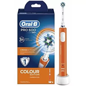 Szczoteczka elektryczna Oral-B Pro 600 CrossAction Orange