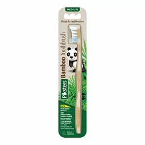PIKSTERS Bamboo Medium – biodegradowalna szczoteczka do zębów z bambusa