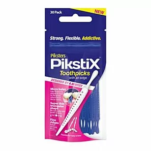 PIKSTERS PikstiX wykałaczki do zębów o przekroju w kształcie trójkąta - 30 sztuk (E2883)