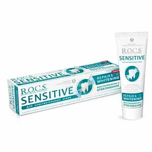 Pasta wybielająca dla wrażliwych zębów Rocs Sensitive Repair and Whitening 75ml