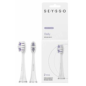 SEYSSO Carbon Daily SE0103 (2 szt.) – wyprofilowane końcówki do szczoteczki sonicznej SEYSSO