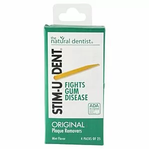 Stim-U-Dent 25 szt. – cienkie, trójkątne wykałaczki do oczyszczania przestrzeni międzyzębowych i linii dziąseł