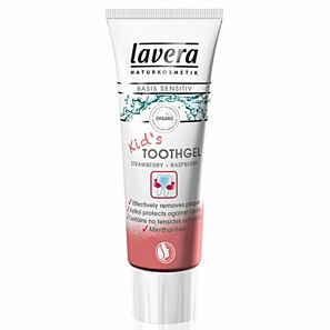 Pasta bez fluoru Lavera Basis Sensitive Truskawkowo-Malinowa 75ml