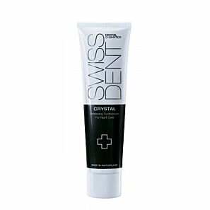 SwissDent Crystal - remineralizujący i wybielający krem bez fluoru na noc 100ml