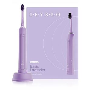 SEYSSO Color Basic Lavender – szczoteczka soniczna  z 3 trybami pracy 