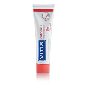 Vitis Anticaries 100 ml – przeciwpróchnicza pasta do zębów, zapobiegająca erozji szkliwa