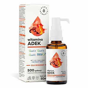 Aura Herbals Witamina ADEK z MCT dla rodziny – krople 50 ml