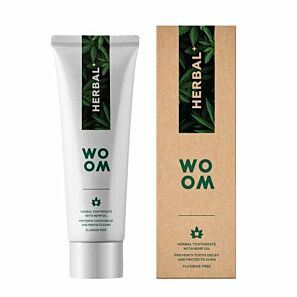 WOOM Herbal+ 75 ml – naturalna pasta do zębów bez fluoru